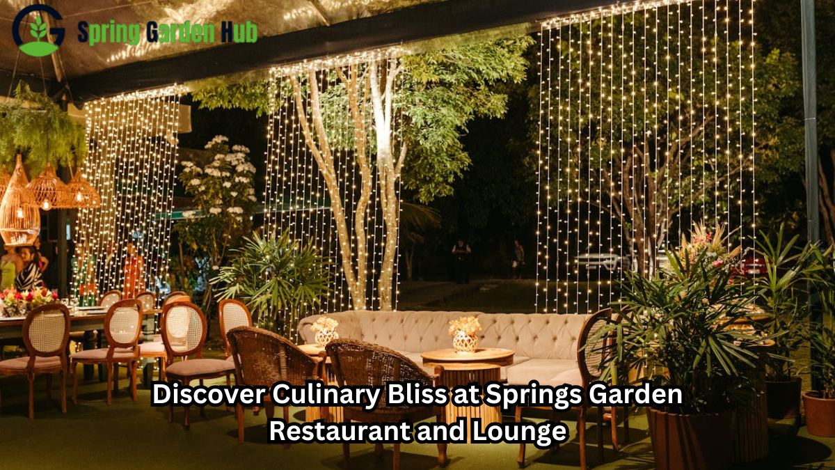 Springs Garden Restaurant and Lounge