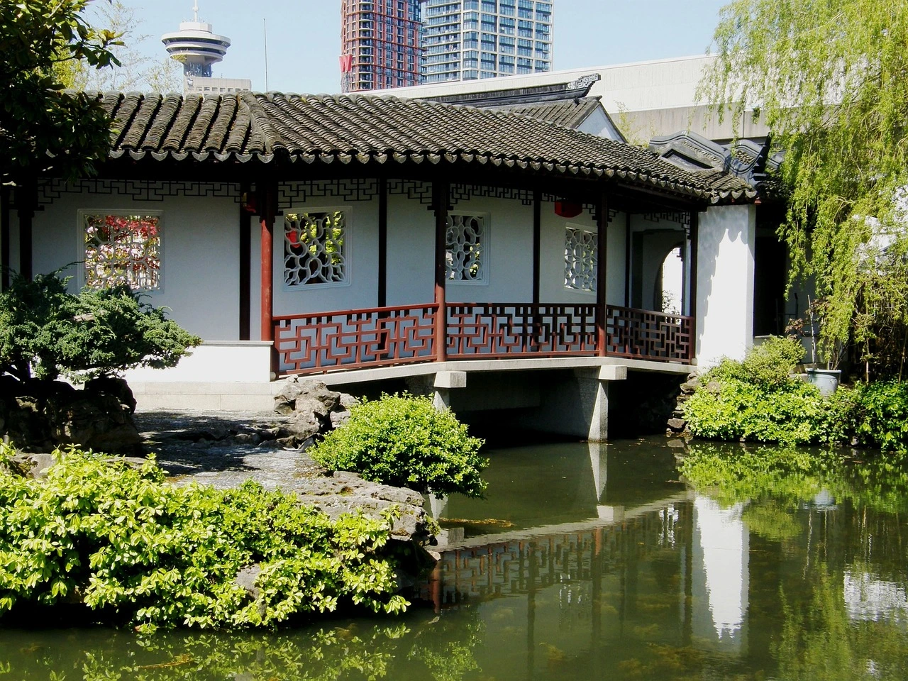 spring Chinese garden