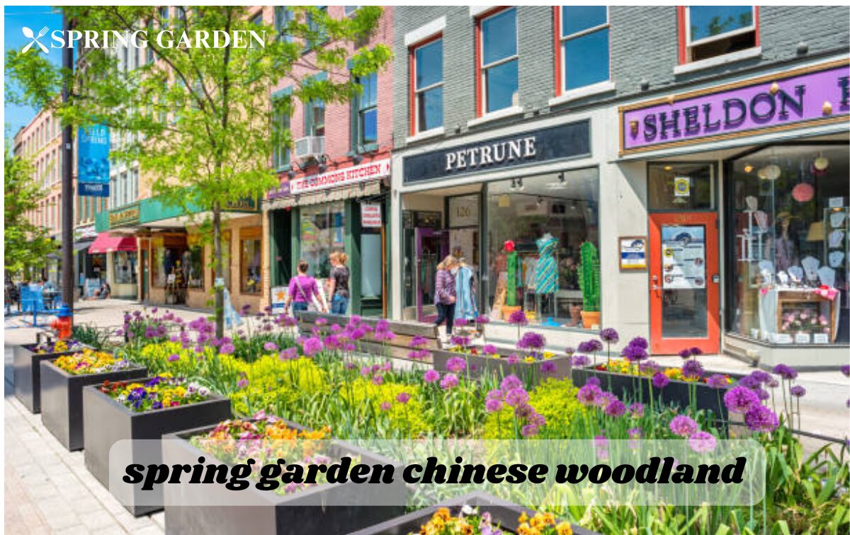 spring garden chinese woodland