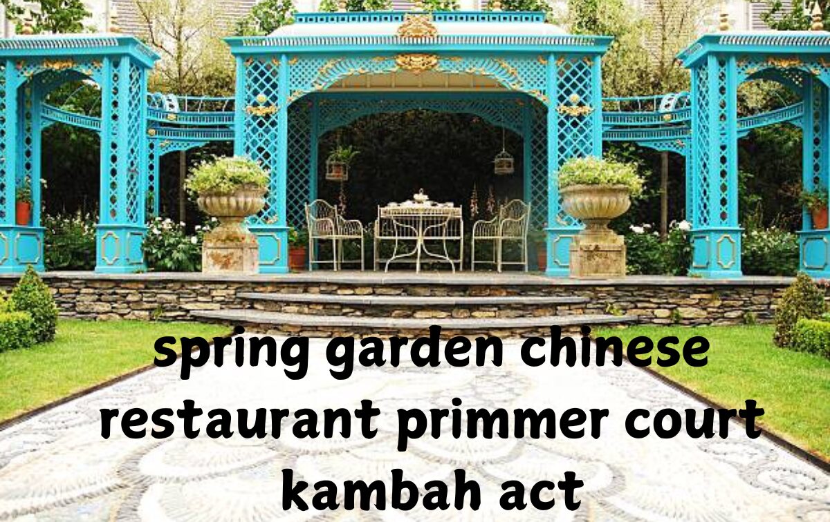 spring garden chinese restaurant primmer court kambah act