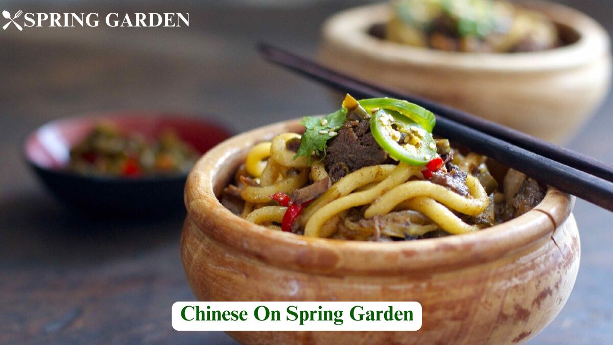 Chinese on spring garden