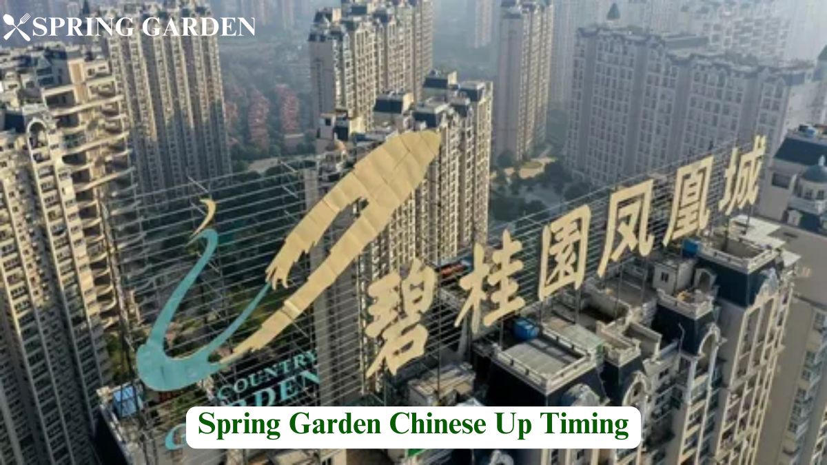 Spring Garden Chinese up-timing